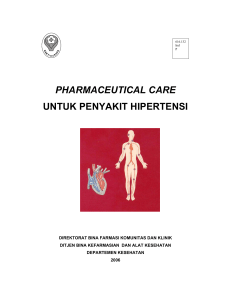 pharmaceutical care untuk penyakit hipertensi