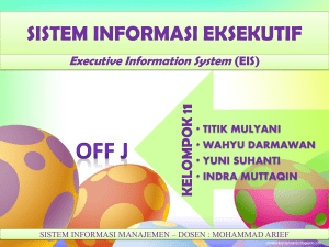 sistem informasi eksekutif