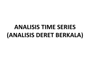 analisis time series (analisis deret berkala - E