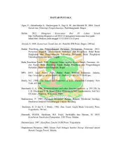 DAFTAR PUSTAKA Agus, F., Adimihardja A., Harjowigeno S., Fagi