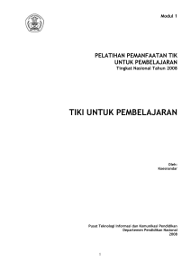 Potensi TIK untuk Pendidikan