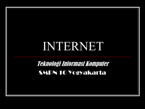internet - SMP Negeri 10 Yogyakarta