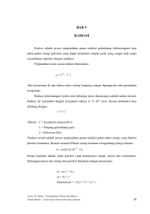 bab v radiasi - Fakultas Teknik – Universitas Darma Persada