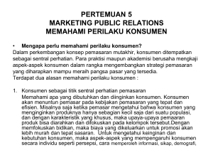 Implikasi Manajerial dari Perilaku Konsumen