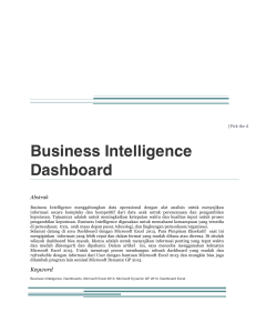 U Business Intelligence Dashboard
