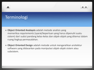 Object Oriented