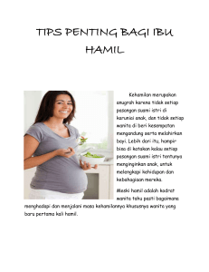 tips penting bagi ibu hamil