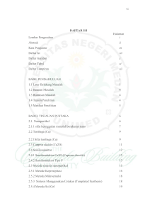 vi DAFTAR ISI Halaman Lembar Pengesahan i Abstrak ii Kata