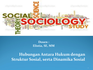 Hubungan Timbal Balik Antara Hukum dengan Struktur Sosial dan
