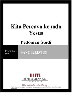 Pedoman Studi - Third Millennium Ministries