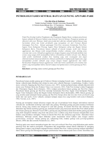 PETROLOGI FASIES SENTRAL BATUAN GUNUNG API PARE-PARE