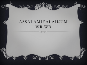 Assalamu*alaikum wr.wb