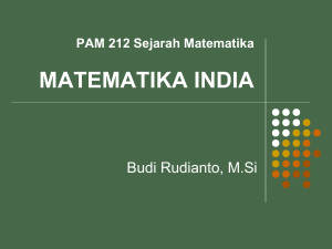 Matematika India