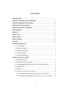 daftar isi - Unissula Repository