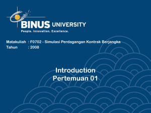 Title Goes Here - Binus Repository