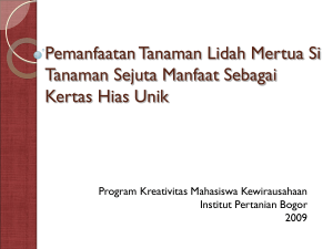 Pemanfaatan Tanaman Lidah Mertua Si Tanaman