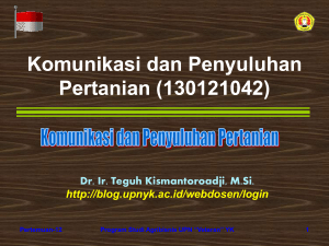 sosiologi pertanian - Web Blog UPN "VETERAN" Yogyakarta