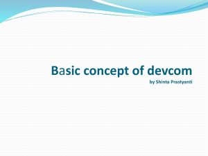 Basic Concept of Devcom by Shinta Prastyanti