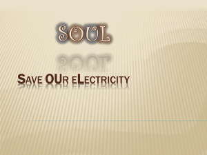 Save Our electricity SOUL
