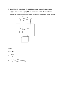 Jawab : Δ V = - E d