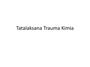 Tatalaksana Trauma Kimia