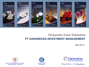 PT DANAREKSA INVESTMENT MANAGEMENT Reksa
