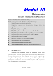 Bab 10 - Database dan DBMs