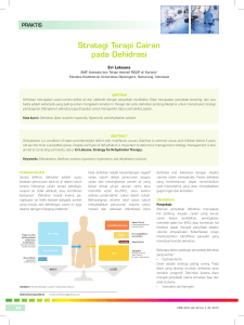 Strategi Terapi Cairan pada Dehidrasi