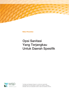 Opsi Sanitasi Yang Terjangkau Untuk Daerah Spesifik