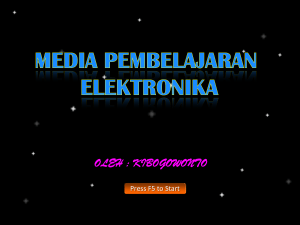 media pembelajaran elektronika