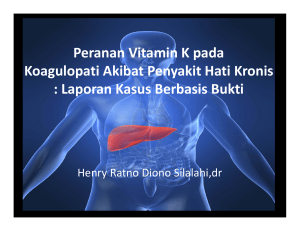 Peranan Vitamin K pada liver disease