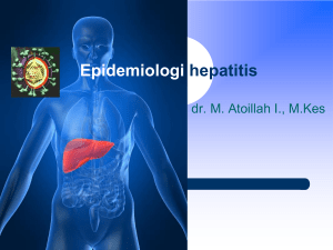 Epidemiologi hepatitis - Keluarga IKMA FKMUA 2010