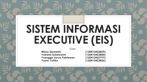 sistem informasi executive (eis)