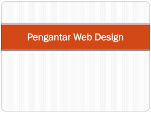 Pengantar Web Design