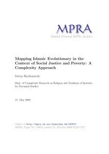 Mapping Islamic Evolutionary in the Context of Social Justice and