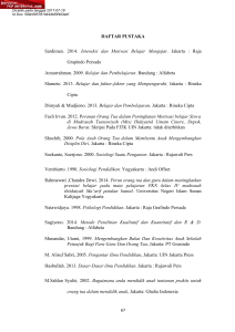 DAFTAR PUSTAKA Sardiman. 2014. Interaksi dan Motivasi Belajar