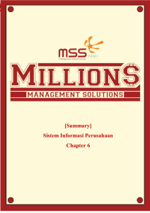 [Summary] Sistem Informasi Perusahaan Chapter 6