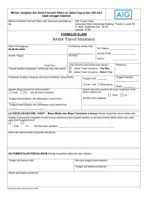 Notice of Claim Form