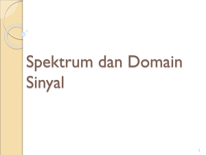 Spektrum dan domain sinyal