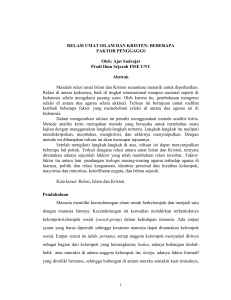 Relasi+Islam+dan+Kristen - Staff Site Universitas Negeri Yogyakarta