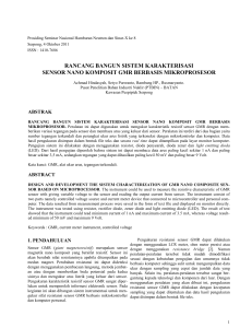 rancang bangun sistem karakterisasi sensor nano - Digilib