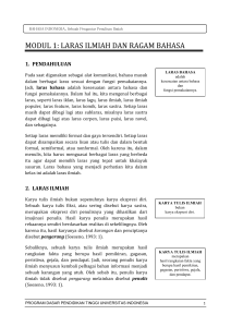 bahasa indonesia - SCeLE