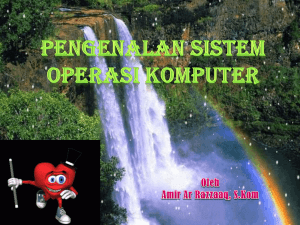Sistem Operasi adalah