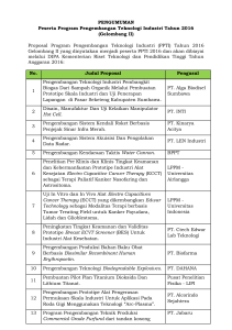 Pengumuman PPTI 2016 gel2