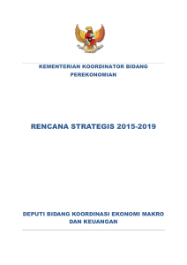 rencana strategis 2015-2019 - Kementerian Koordinator Bidang