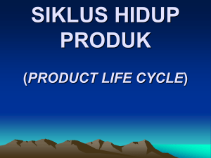 SIKLUS HIDUP PRODUK (PRODUCT LIFE CYCLE)