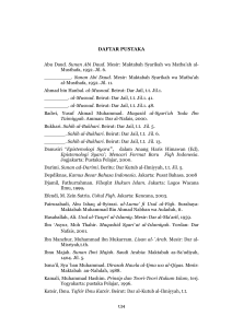 134 DAFTAR PUSTAKA Abu Daud. Sunan Abi Daud. Mesir