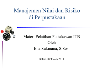 2013-10-08-Manajemen Nilai dan Resiko