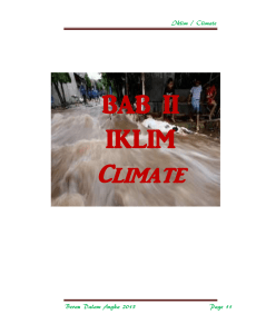 Iklim / Climate