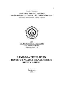 lembaga penelitian institut agama islam negeri sunan ampel